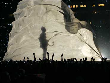 Prince at the 2007 Super Bowl