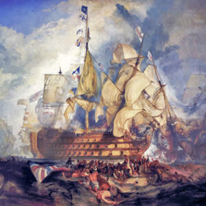 Battle of Trafalgar, by J.M.W. Turner (1824)