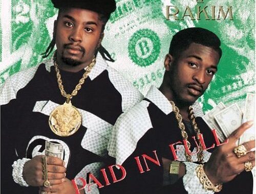 Eric B and Rakim album cover for Paid In Full