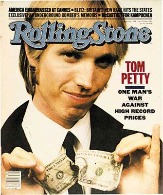 Tom Petty on the cover of Rolling Stone