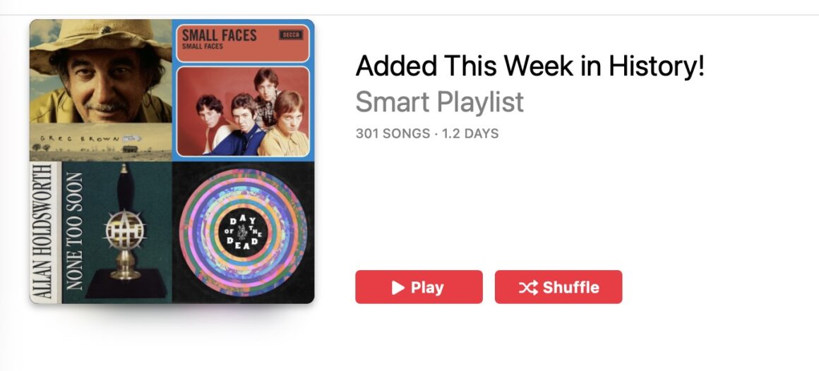 Smart Playlist example
